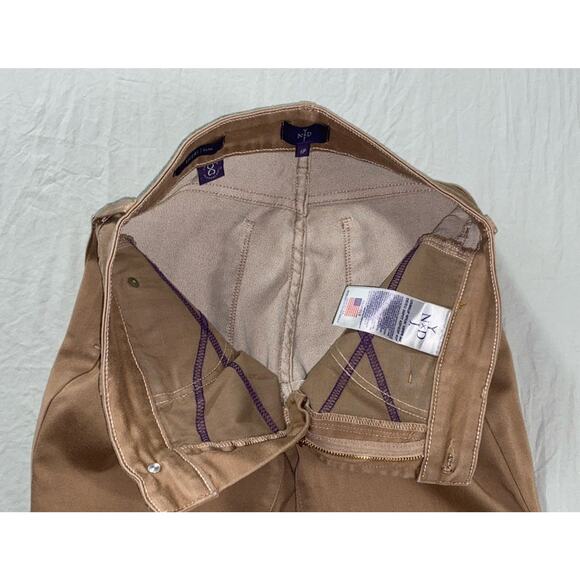 NYDJ Lift/Tuck USA Made Sheri Slim Sateen Jeans. Brown, Women's 6P. GUC!! - Picture 7 of 9